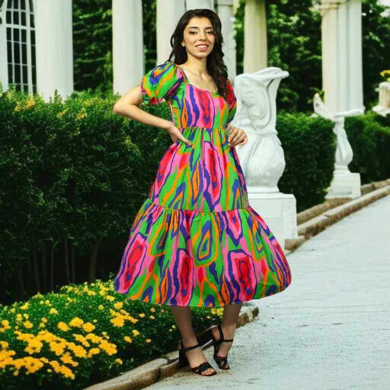 Women's Summer Dresses Short Sleeve