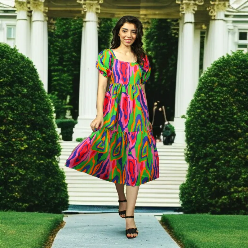 Women's Summer Dresses Short Sleeve