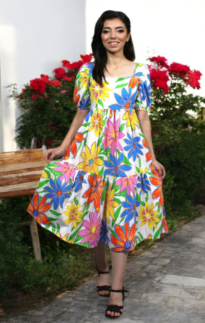 Women's Summer Dresses Short Sleeve
