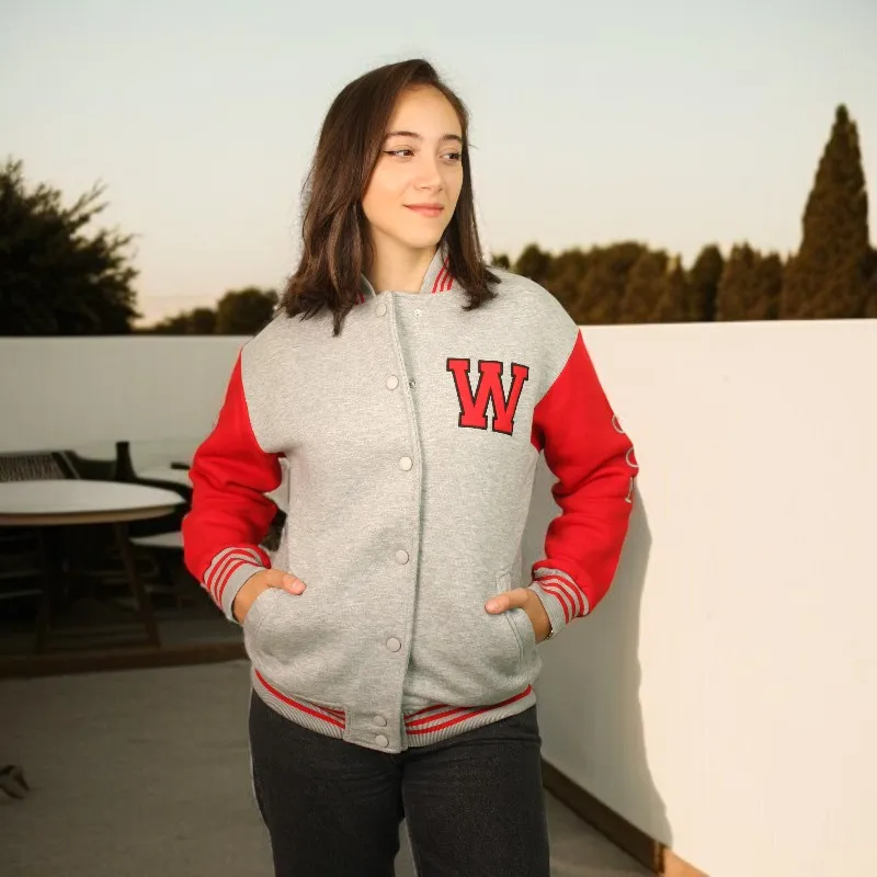 Women's Oversize Printed Embossed Jacket