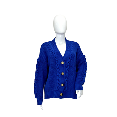 Women's Buttoned Oversize Knitwear Cardigan