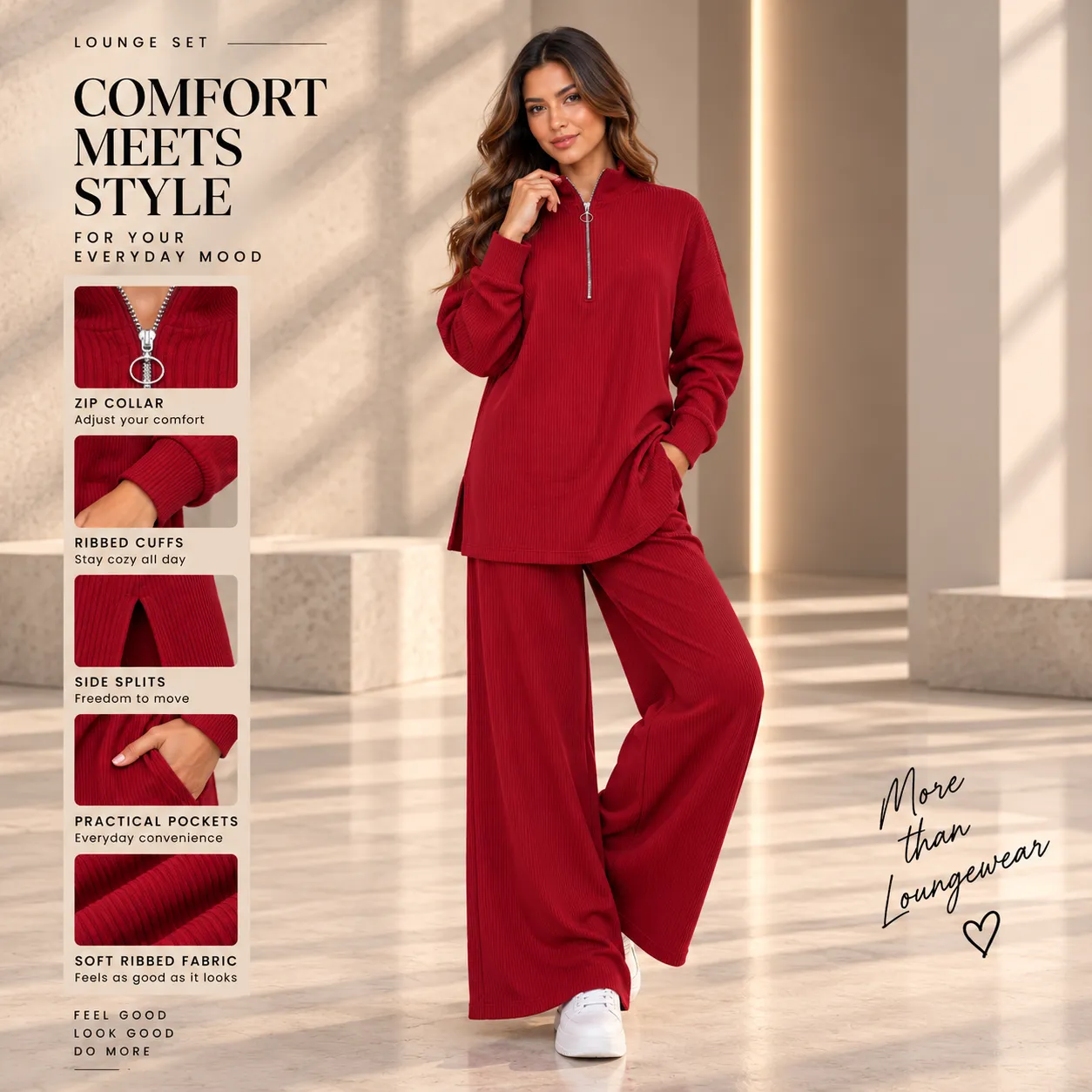 Women's Clothing Set color option