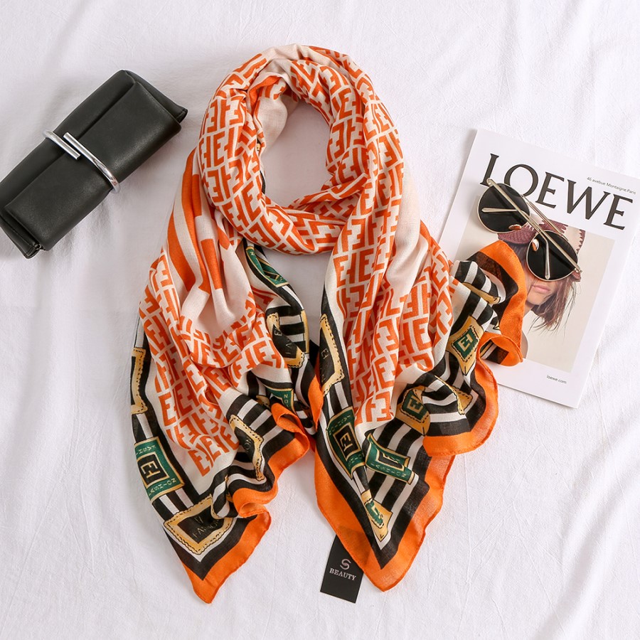 Woman Soft Long Viscose Scarf