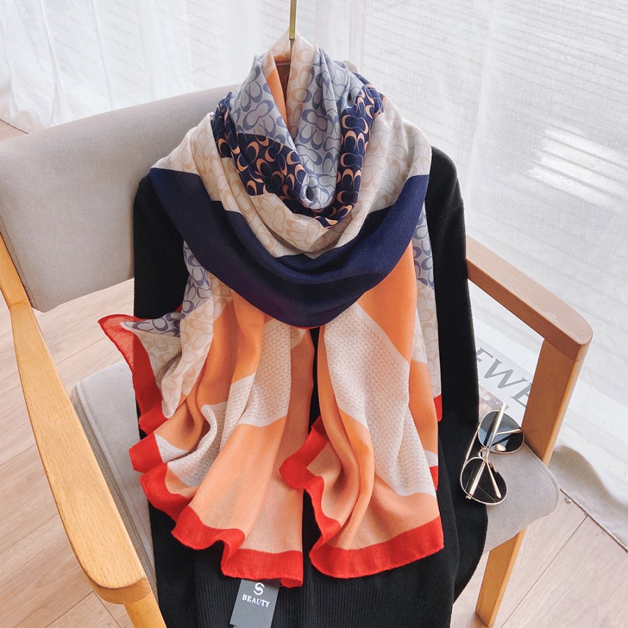 Woman Soft Long Viscose Scarf
