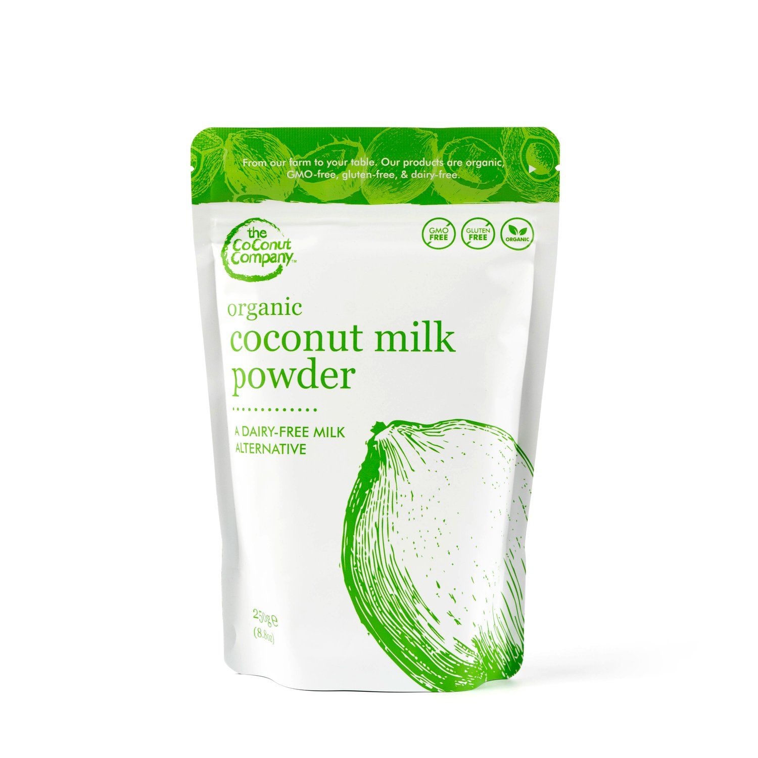Organic coconut milk powder