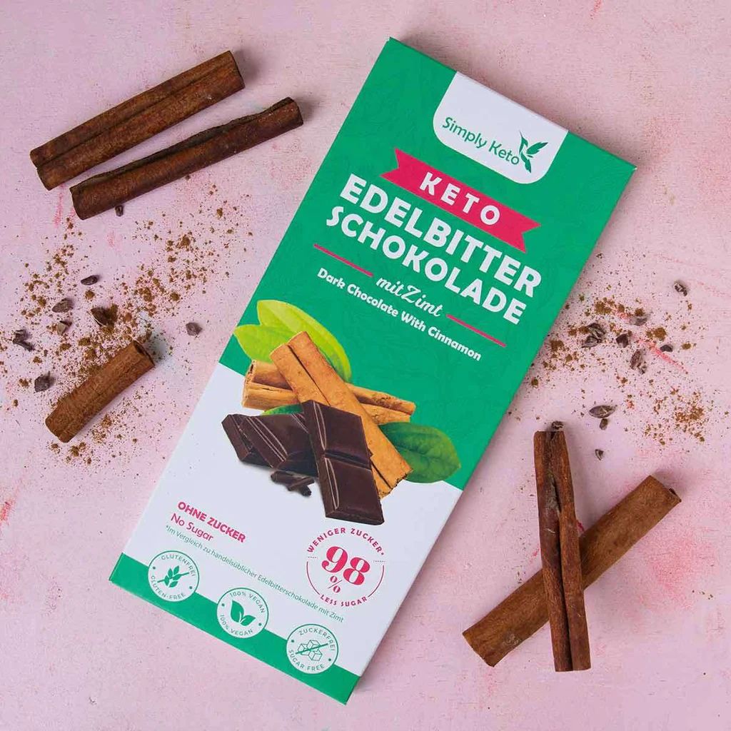 Dark chocolate with cinnamon