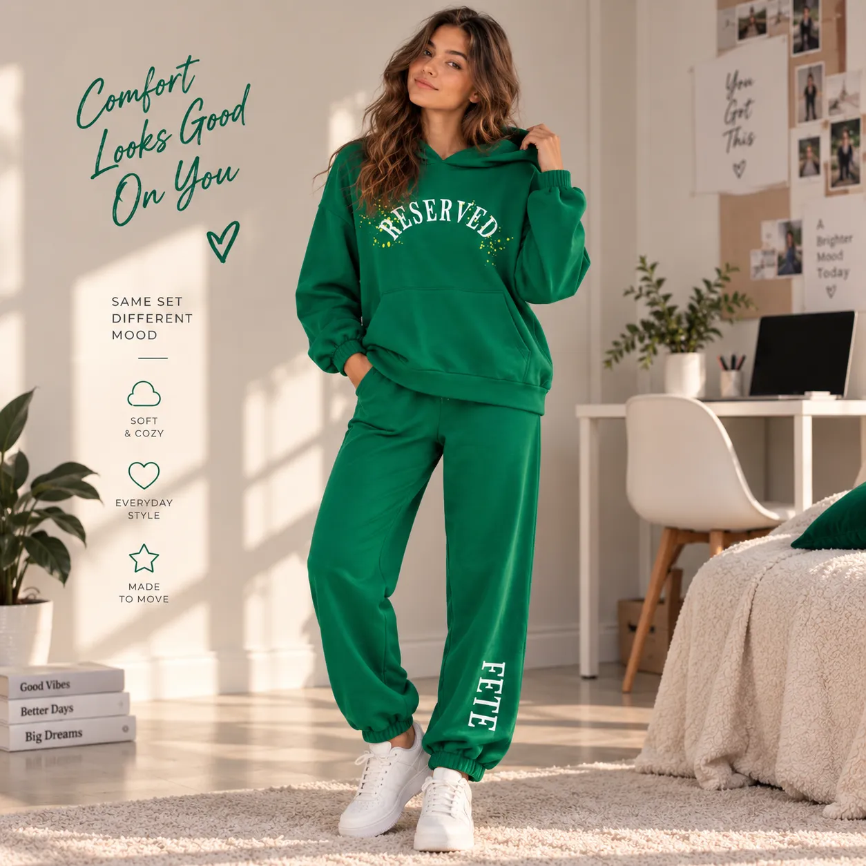Women's Clothing Set color option