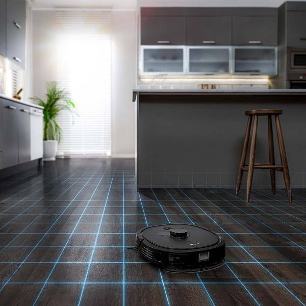 Robotek X4 LDS Robot Vacuum Cleaner with Minio Cofee Machine Gift