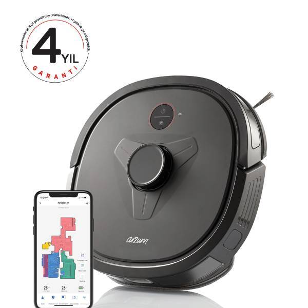 Robotek X4 LDS Robot Vacuum Cleaner with Minio Cofee Machine Gift