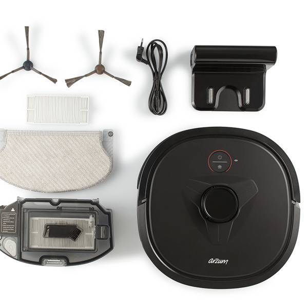 Robotek X4 LDS Robot Vacuum Cleaner with Minio Cofee Machine Gift