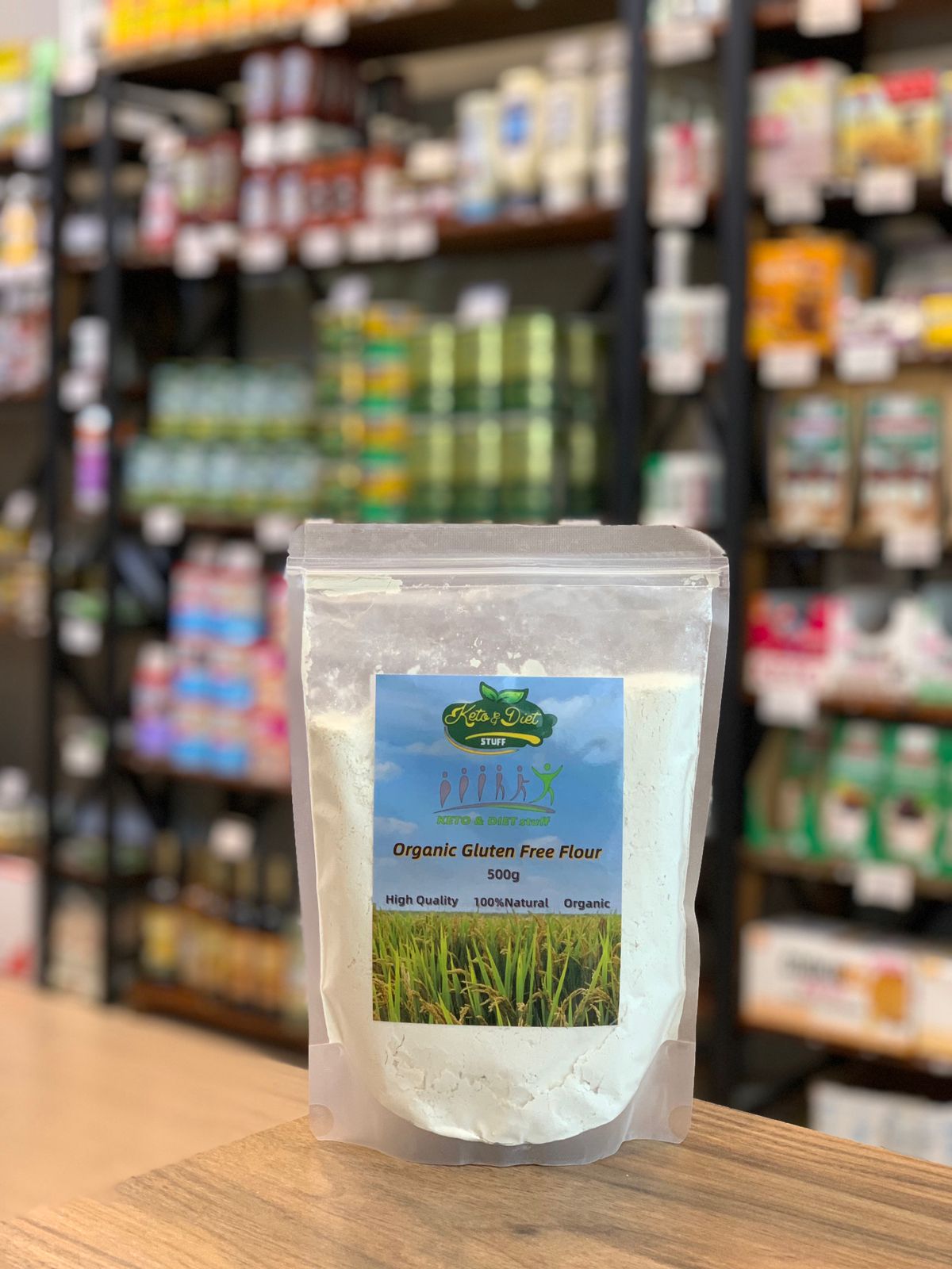 Organic gluten free flour