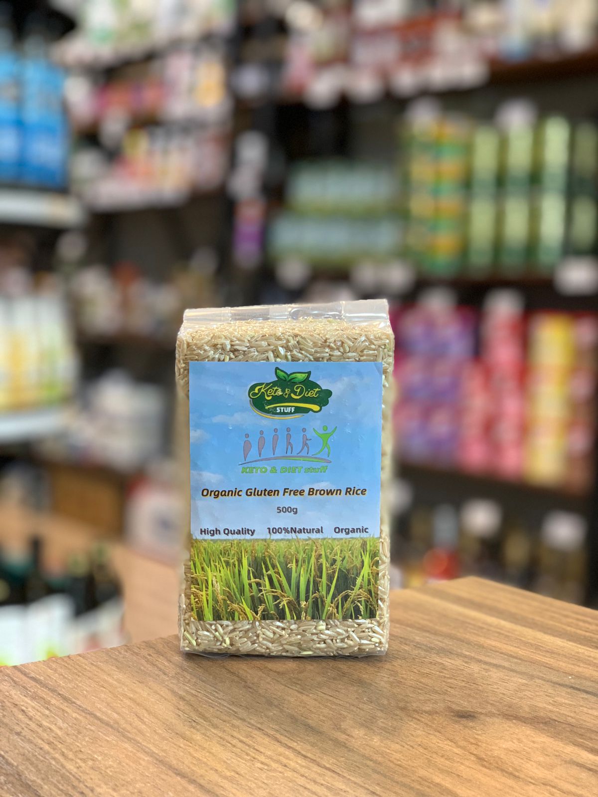 Organic gluten free brown rice