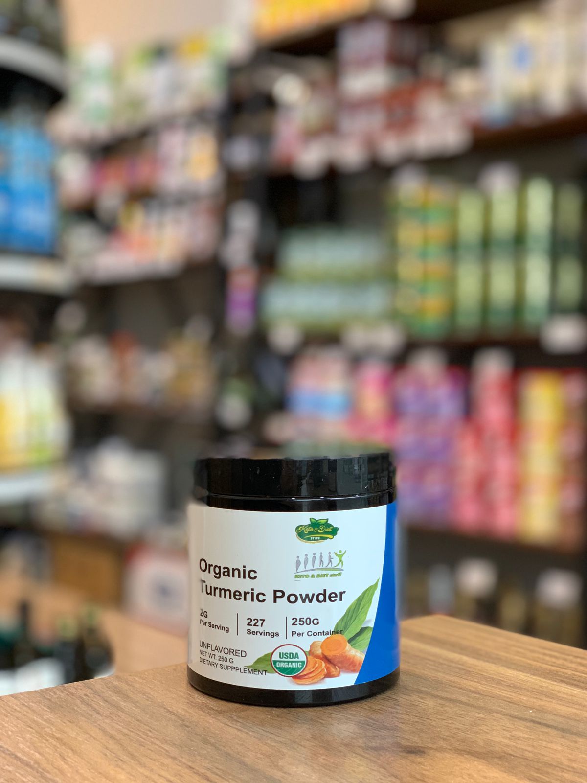 Organic turmeric powder
