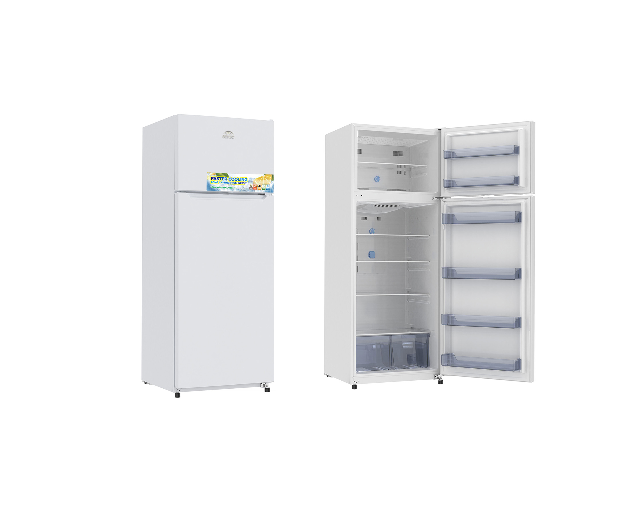 Refrigerator 2 doors - (21ft)