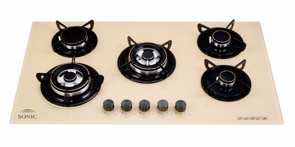 Glass cooker, 90 cm, copper burner