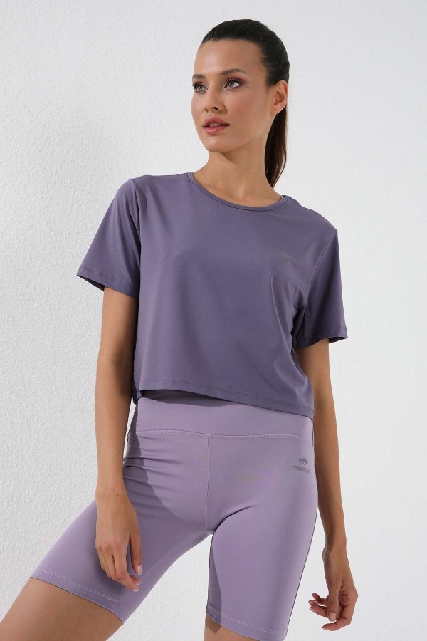 Tommy Life Women's short-sleeve cropped T-shirt