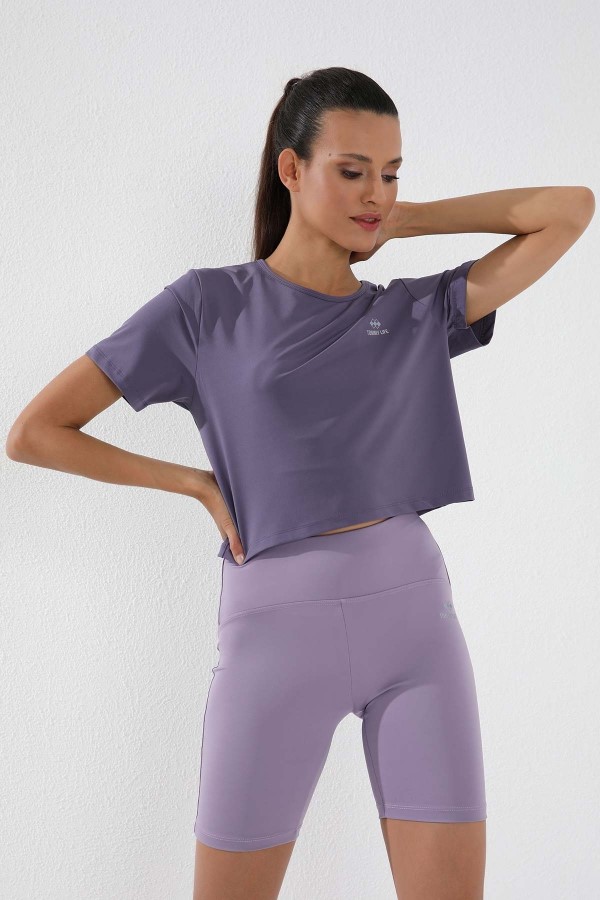 Tommy Life Women's short-sleeve cropped T-shirt