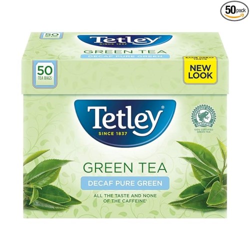 Tetley - Green Tea Decaf 50 Bags - 100g