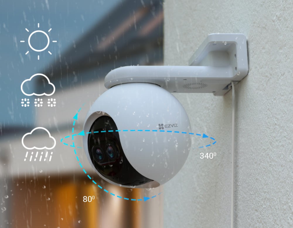 EZVIZ C8PF Dual-Lens Pan & Tilt Wi-Fi Camera