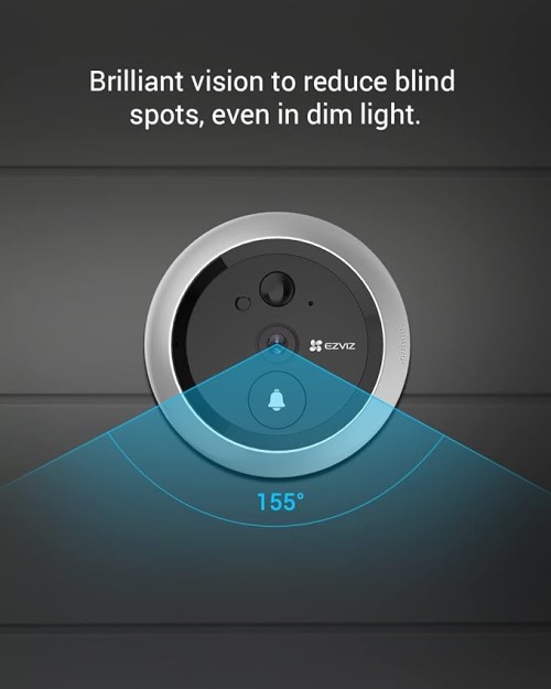EZVIZ DP2C 1080p Video Door Viewer Peephole Camera