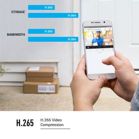 EZVIZ DB2 Pro 5MP Battery-Powered Wireless Video Doorbell Kit (176°)