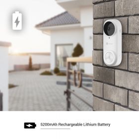 EZVIZ DB2 Pro 5MP Battery-Powered Wireless Video Doorbell Kit (176°)