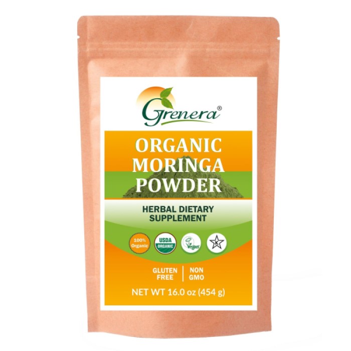 Grenera organic moringa leaf powder