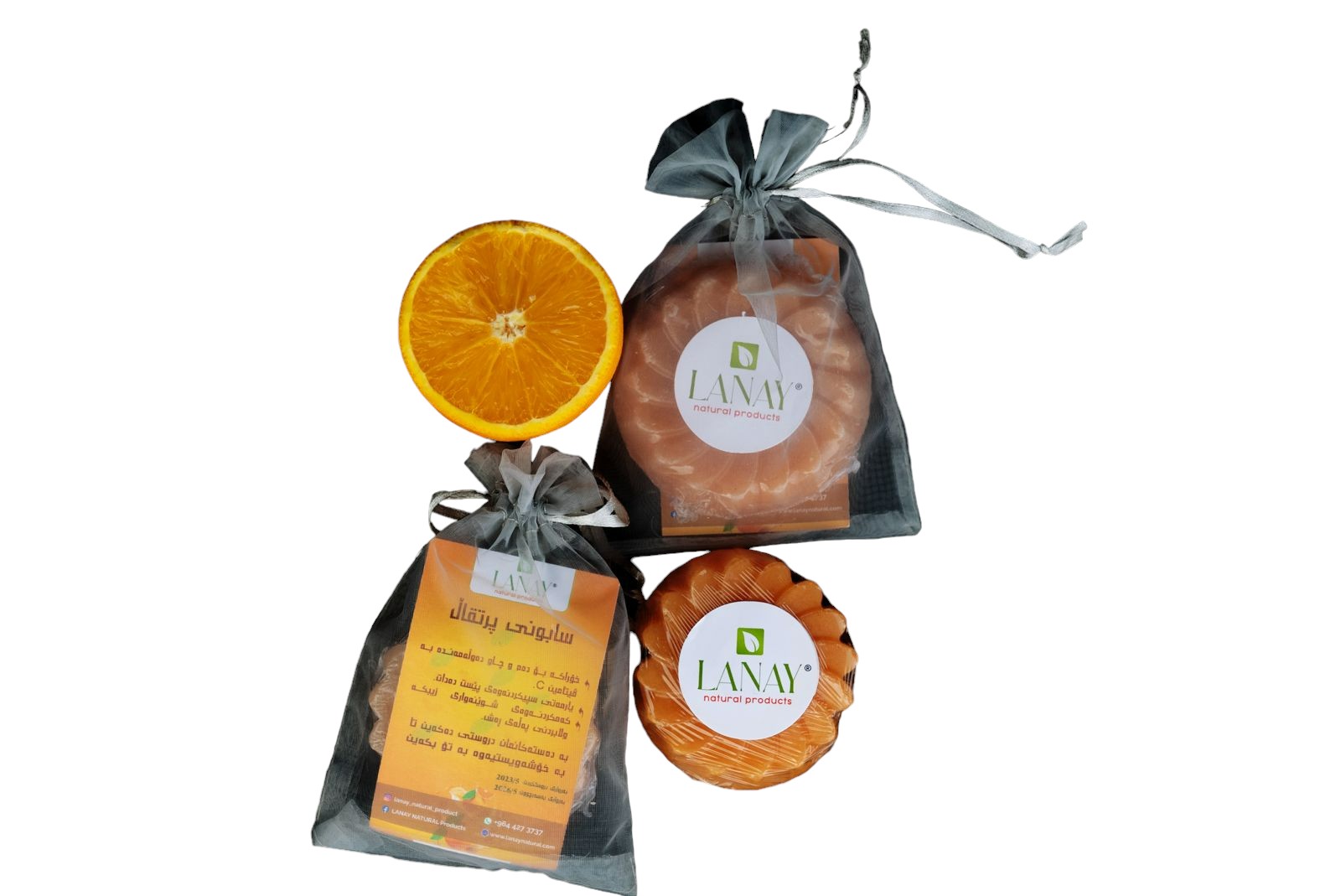 Orange soap