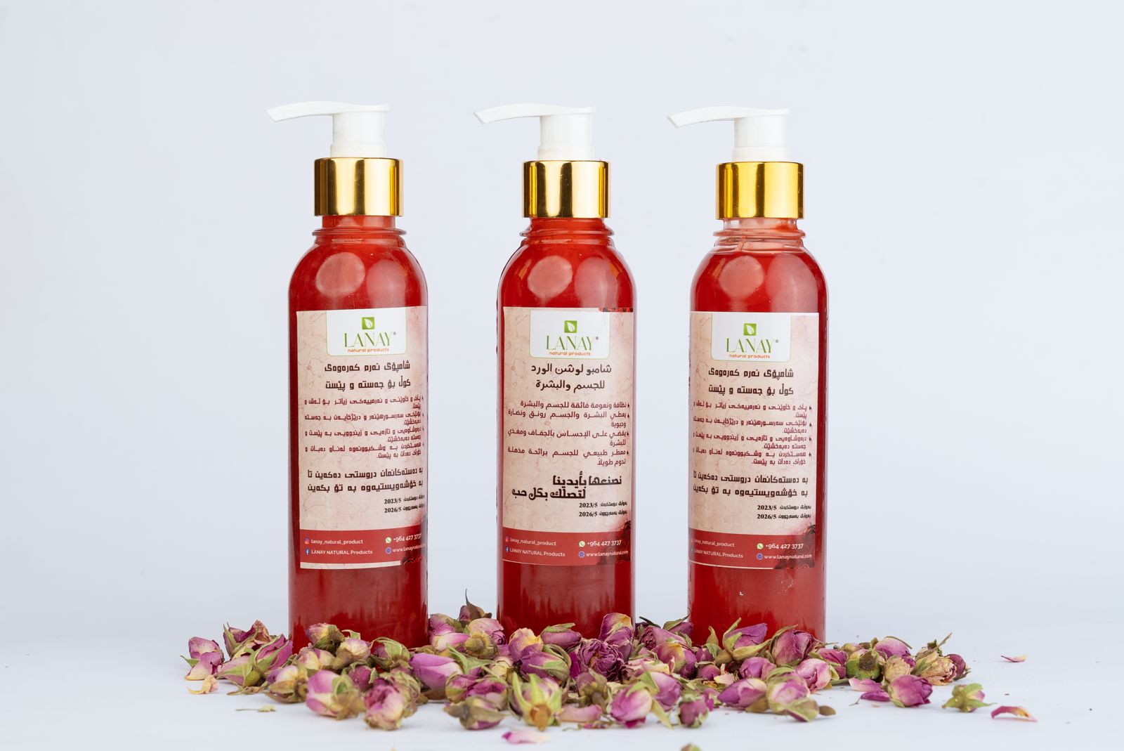 Flower Lotion Shampoo for body and skin