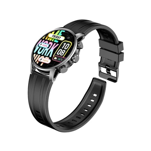 Kieslect KR2 Amoled Display Black Bluetooth Calling Smart Watch