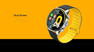 Kieslect KR2 Amoled Display Black Bluetooth Calling Smart Watch