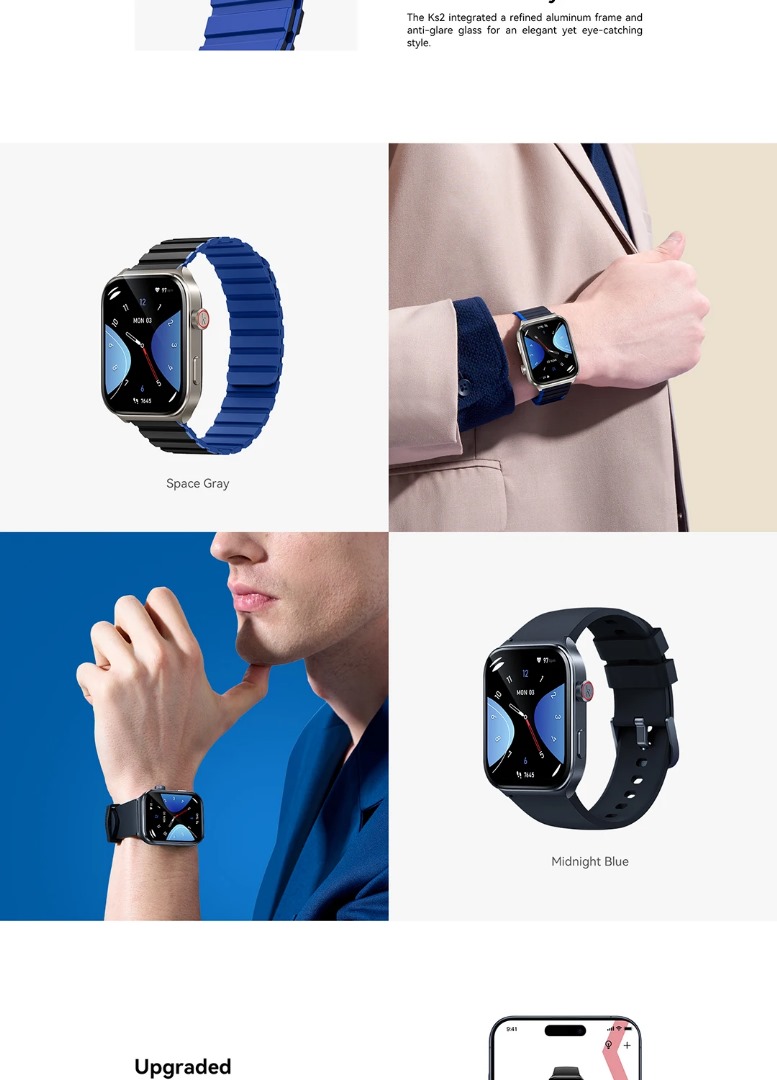 Kieslect Calling Watch Ks2 Space blue