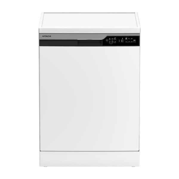 Hitachi dishwasher, 14 plates, white