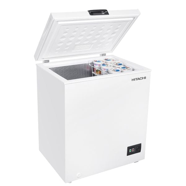 Hitachi HRCS7145MNWIQ - Chest Freezer - White