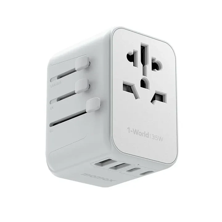 Momax 1-World PD35W 5 ports + AC Travel Adapter UA9