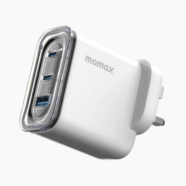 Momax charger - UM52UKW - white