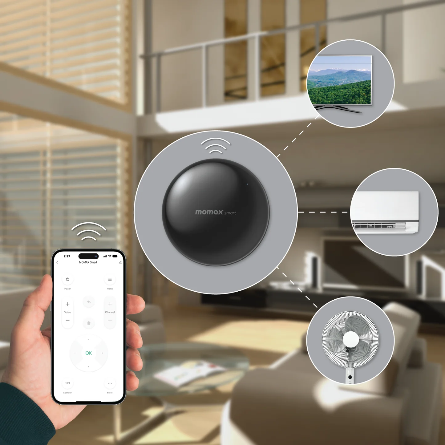 Momax IoT universal IR remote (SL10S)