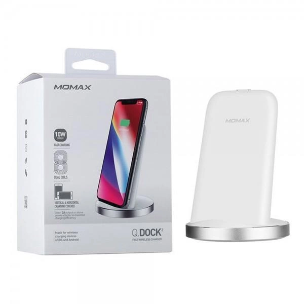 Momax UD5W Q.Dock2 10W Fast Wireless Charger (3609) - White