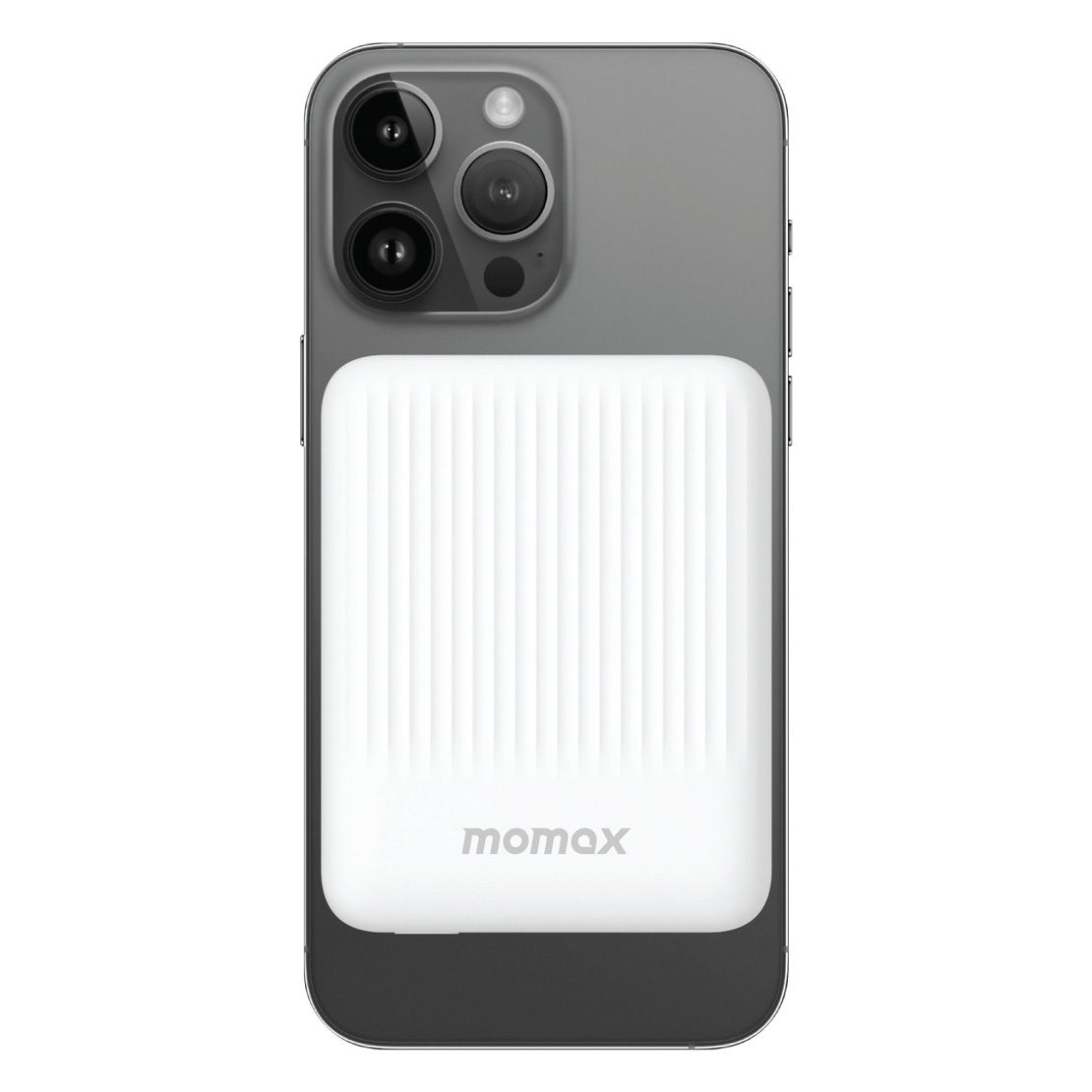Momax IP122B Q.MAG Minimal Magnetic Wireless Battery Pack 5,000mAh – white
