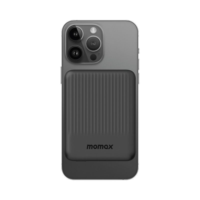 Momax IP122B Q.MAG Minimal Magnetic Wireless Battery Pack 5,000mAh – black