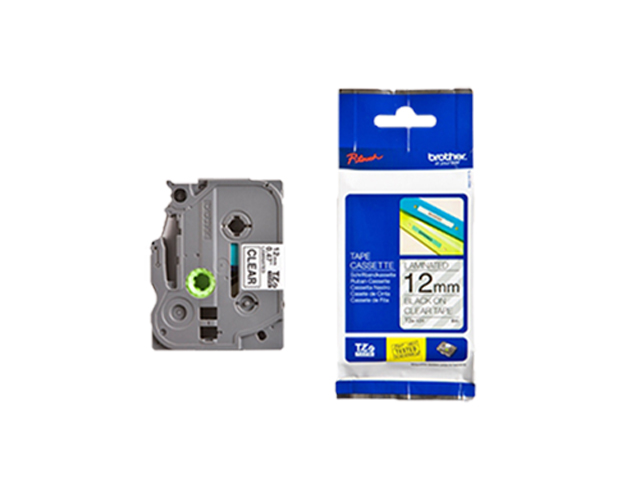 BROTHER TZ-131 BLACK ON CLEAR LABEL TAPE 12MM