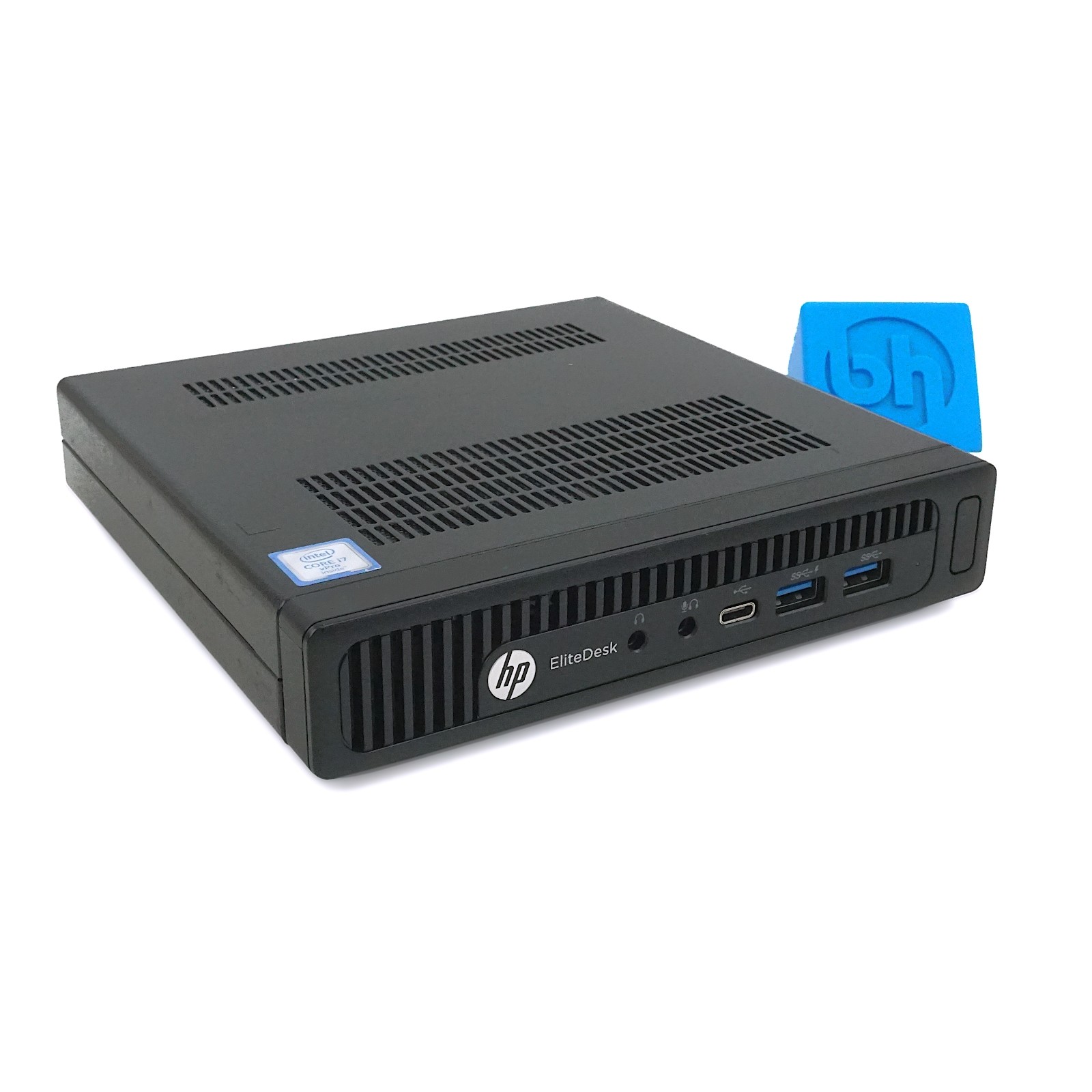 HP EliteDesk 800 G2 Desktop Mini PC, Intel Core i7-6th Generation CPU, 16GB RAM, 500GB HDD, Wifi, Windows 10 Pro