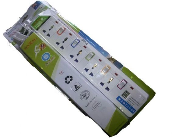 Maxma Surge Protector ACC-CHEB-MX53 With 2 USB Charges