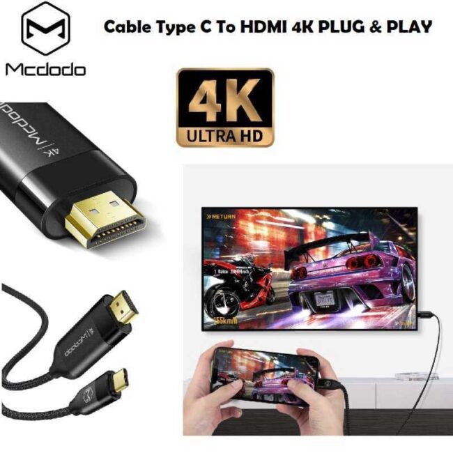 Mcdodo CA-5880 - Cable USB-C To HDMI - 2 m