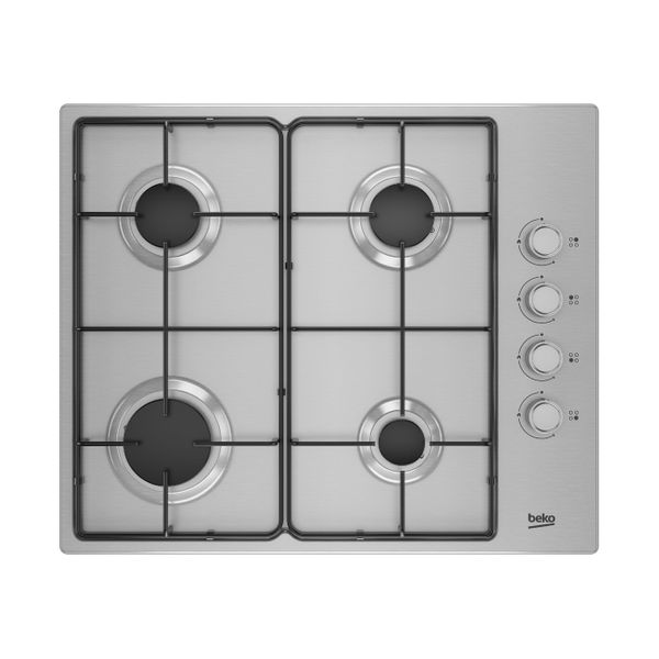 Beko HIGG64123SXL - 4 Burners - Built-In Gas Cooker - Stainless Steel