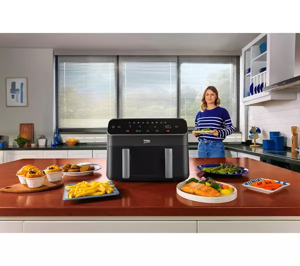BEKO Air Fryer 2 in1 8.5 Liter 2400 Watt Black FRL5388B