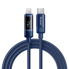 MCDODO Cable CA-5211 DIGITAL DISPLAY 36W, TYPE-C to Lightning, 1.2m, blue