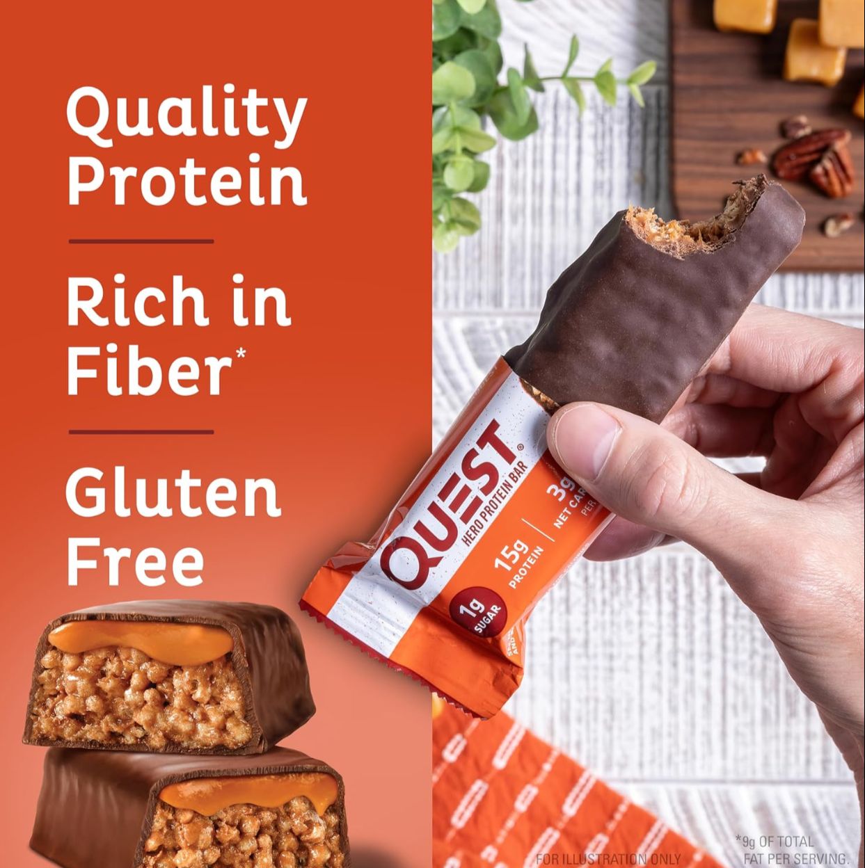 Quest hero protein bar
