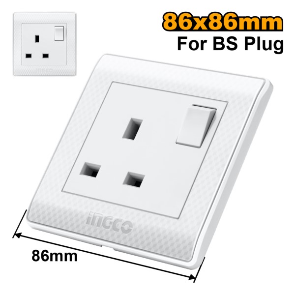 INGCO 13A SINGLE SOCKET - ING_HESST0113A