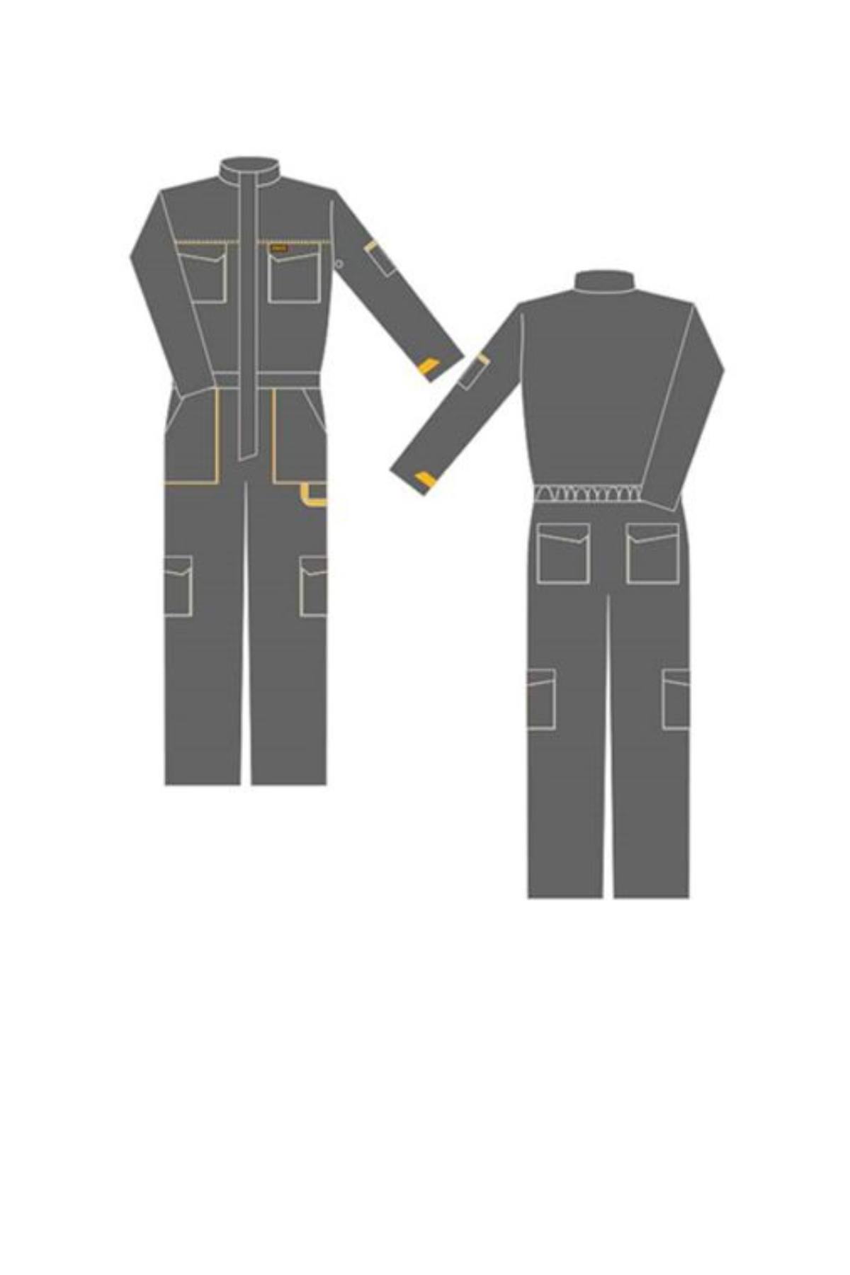 INGCO Work coverall Uniform gray color | WUC02235